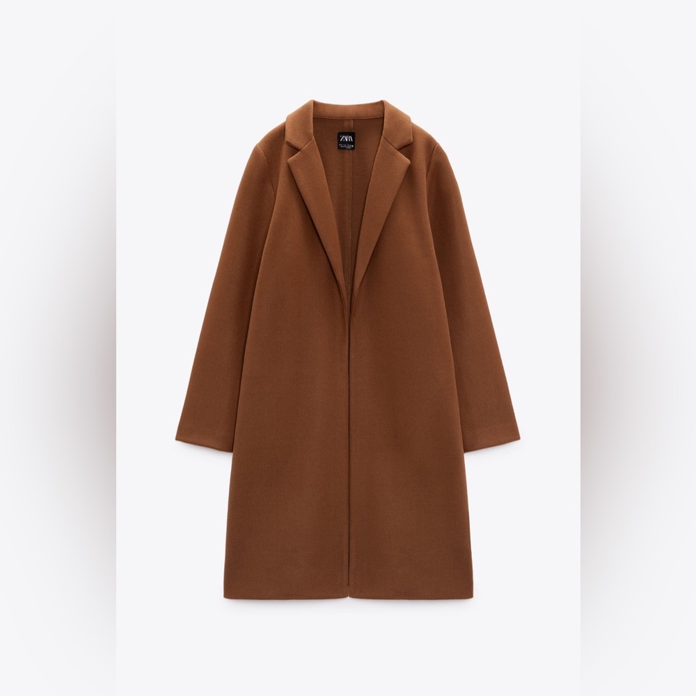 Zara FELT TEXTURE COAT